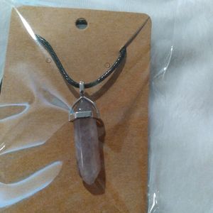 Handmade crystal necklace
